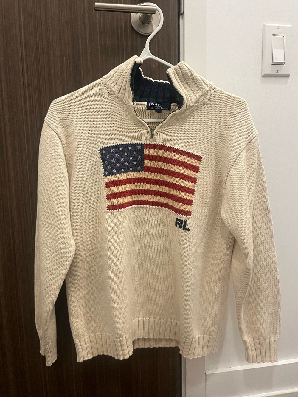 Vintage Ralph Lauren American Flag Quarter-Zip